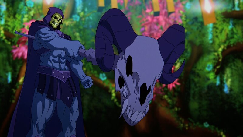 Skeleton Character Holding Skull