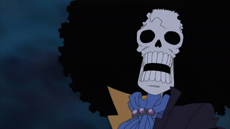 skeleton character in dark setting