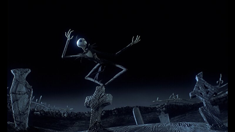 Skeleton Character in Graveyard