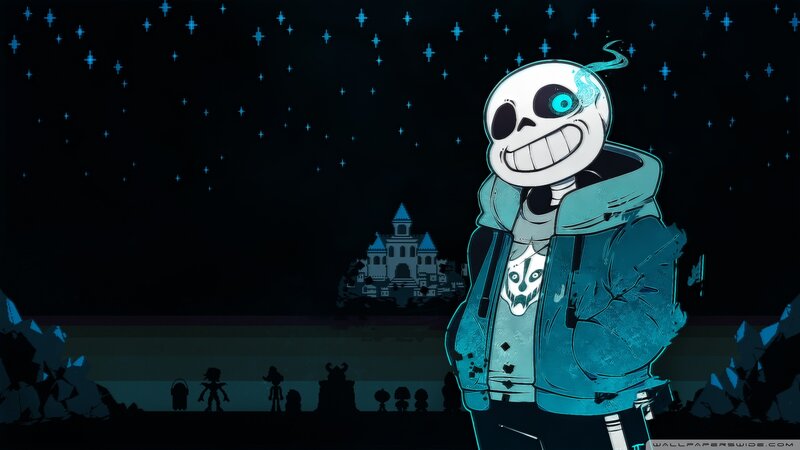 Skeleton Character in Jacket — Blue
