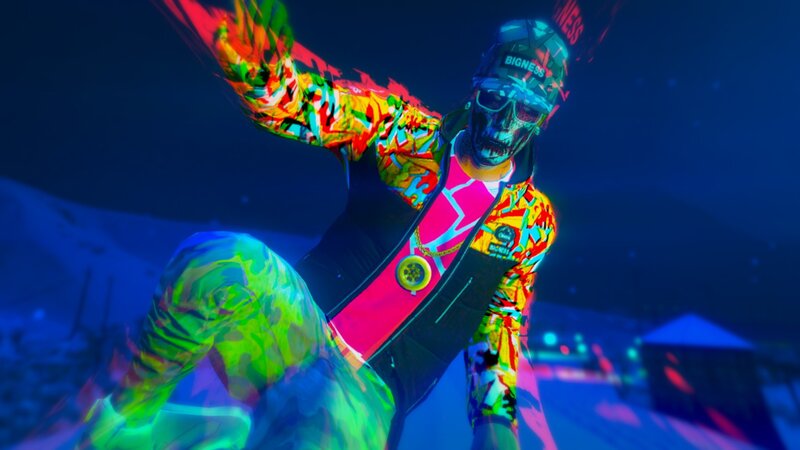 Skeleton Character in Jacket