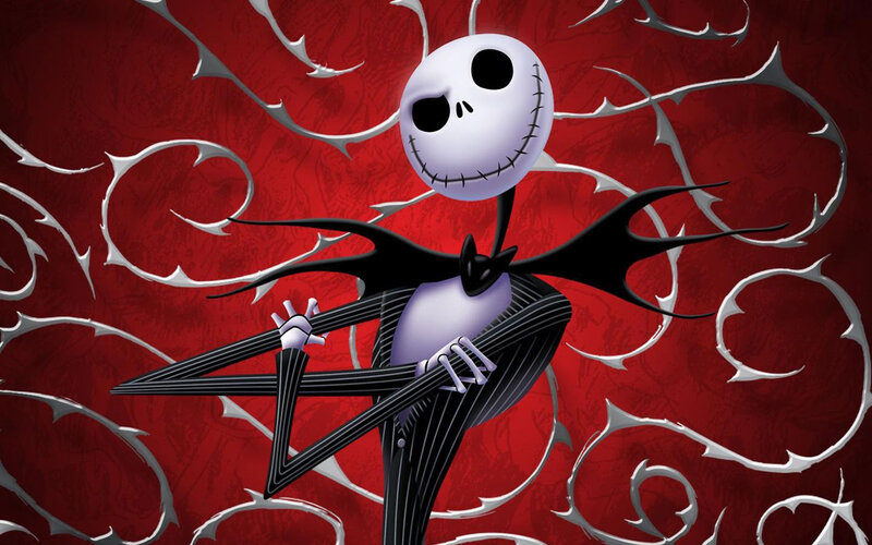 Skeleton Character in Suit — Red