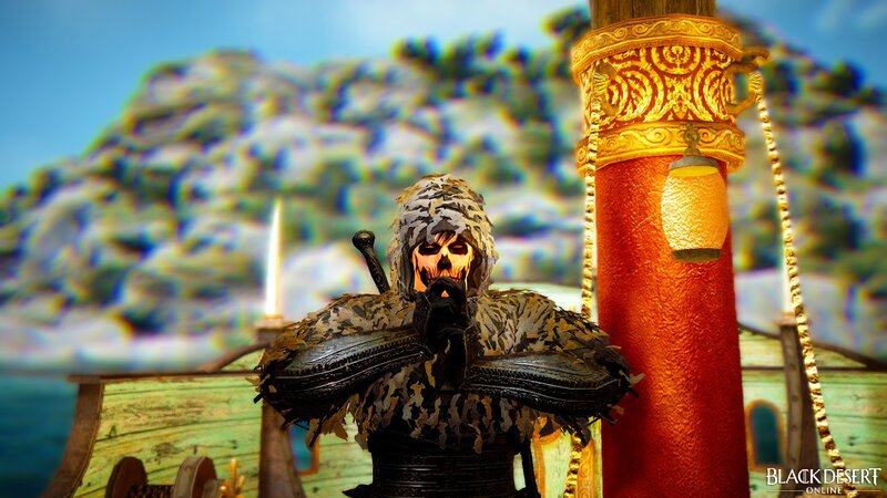 Skeleton Character on Ship