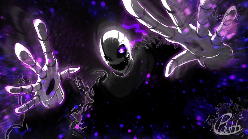 Skeleton Character with Glowing Eyes — Black