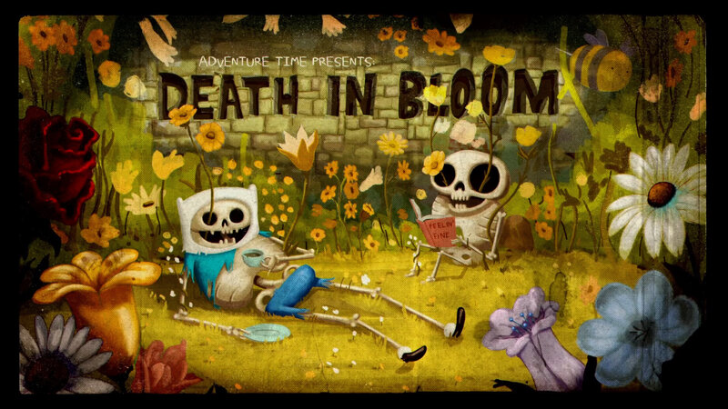 Skeleton Characters in Garden — Yellow