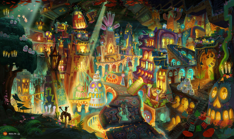 Skeleton City at Night