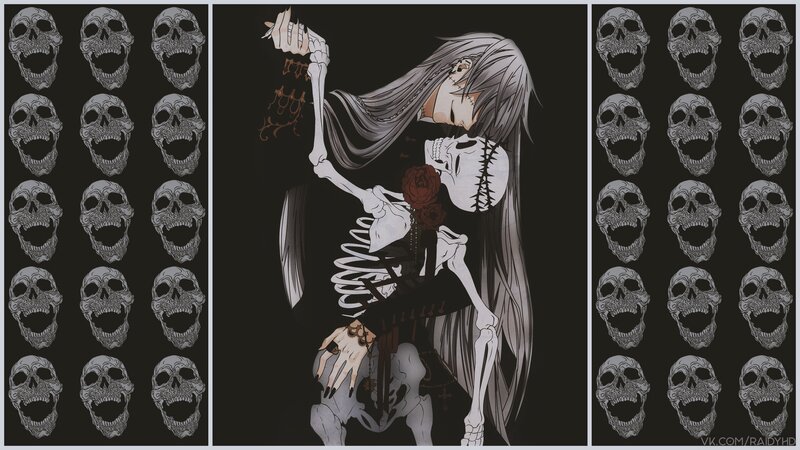Skeleton Couple Embracing
