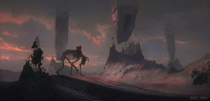 Skeleton Creature on Hill