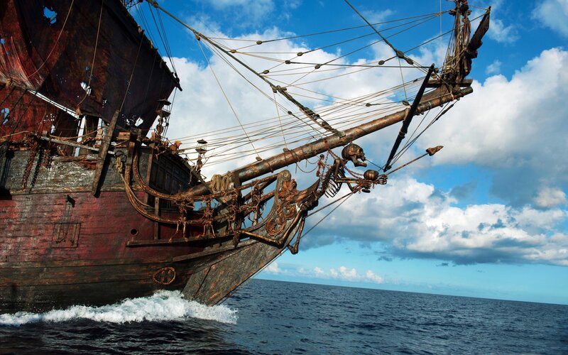 Skeleton-crew Pirate Ship