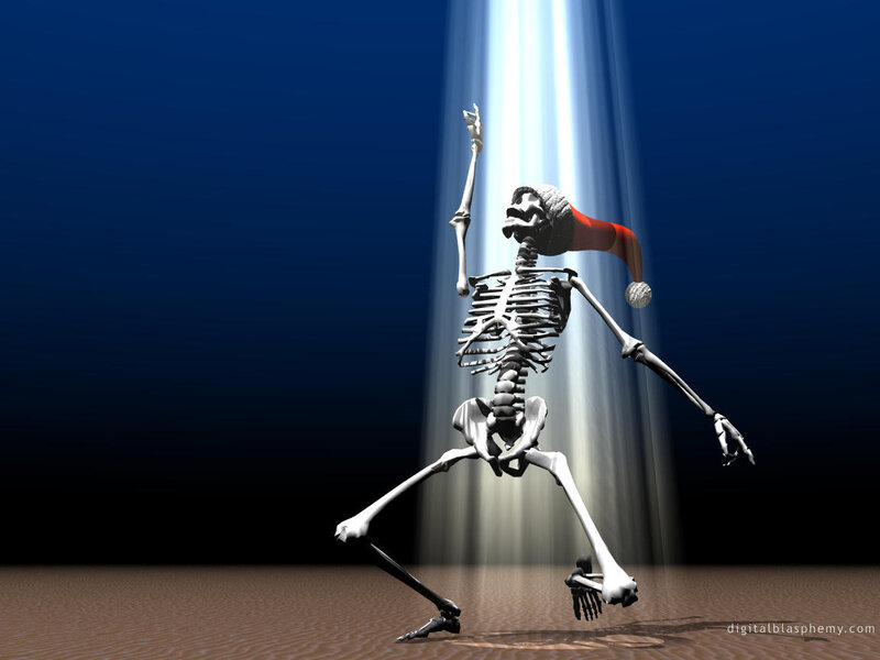 Skeleton Dancing — Blue