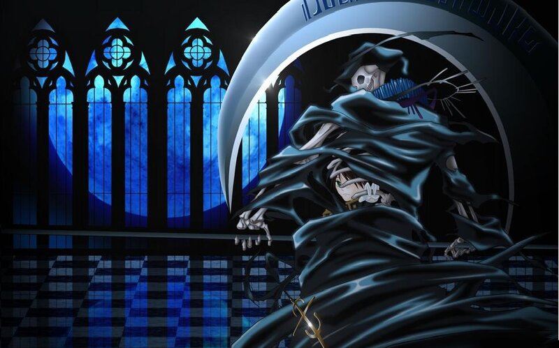 Skeleton Figure in Cloak