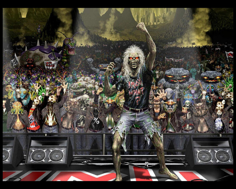 Skeleton Figure on Stage