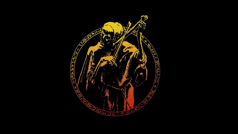Skeleton Figure with Staff