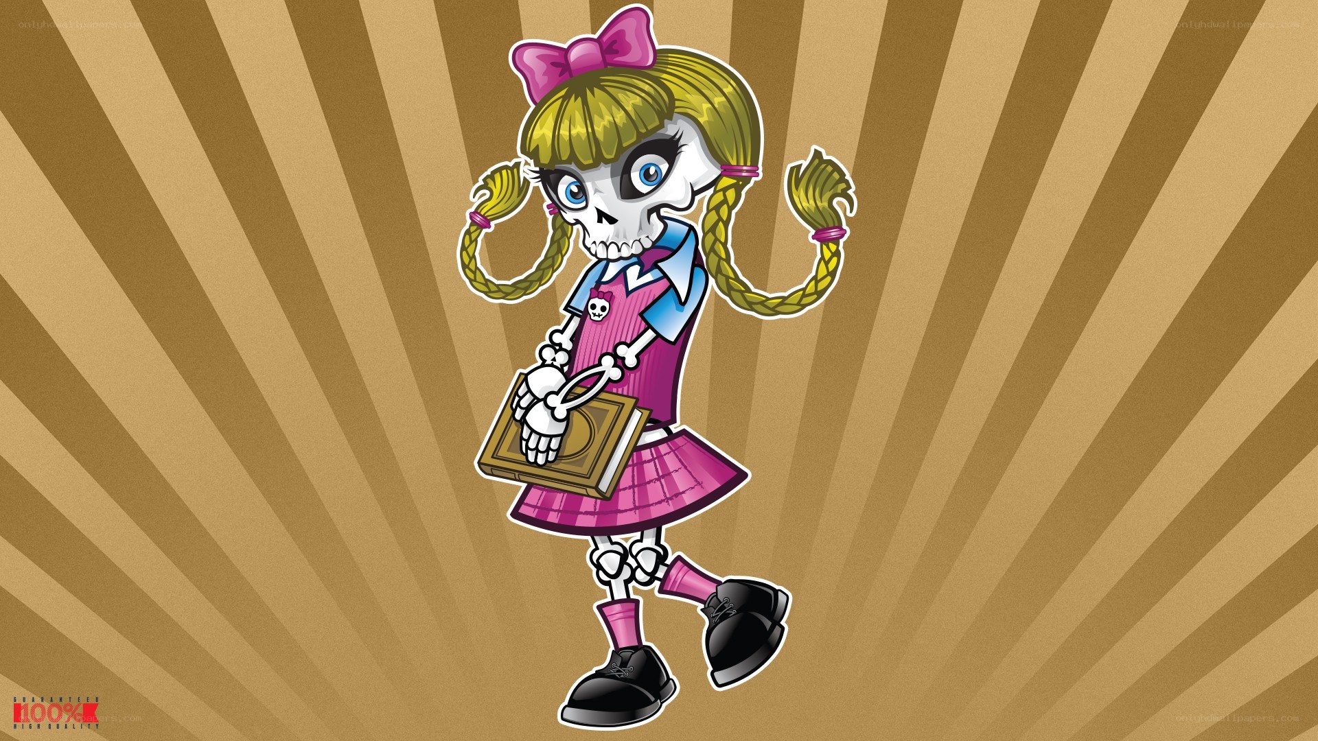 skeleton girl character