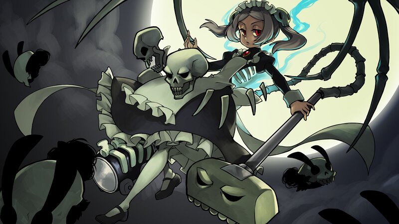 Skeleton Girl with Scythe