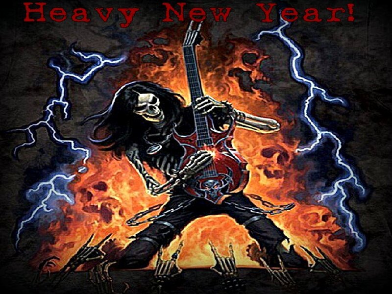 Skeleton Guitarist — Black, Dramatic