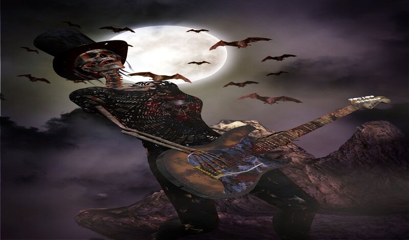 Skeleton Guitarist