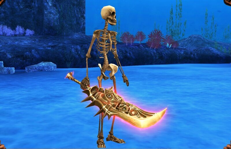 Skeleton Holding Sword