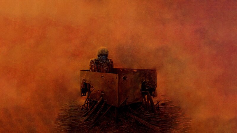 Skeleton in a Cart