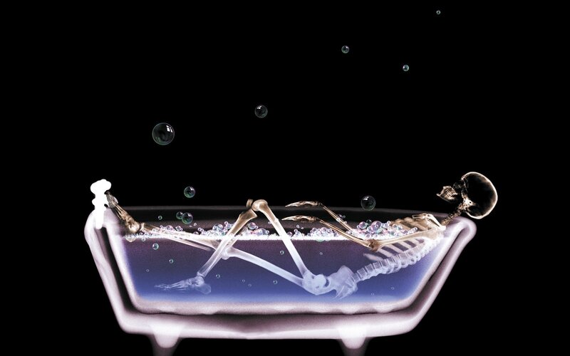 Skeleton in Bathtub