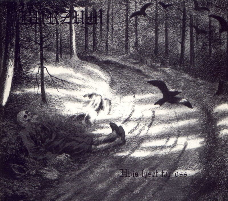Skeleton in Forest — Black