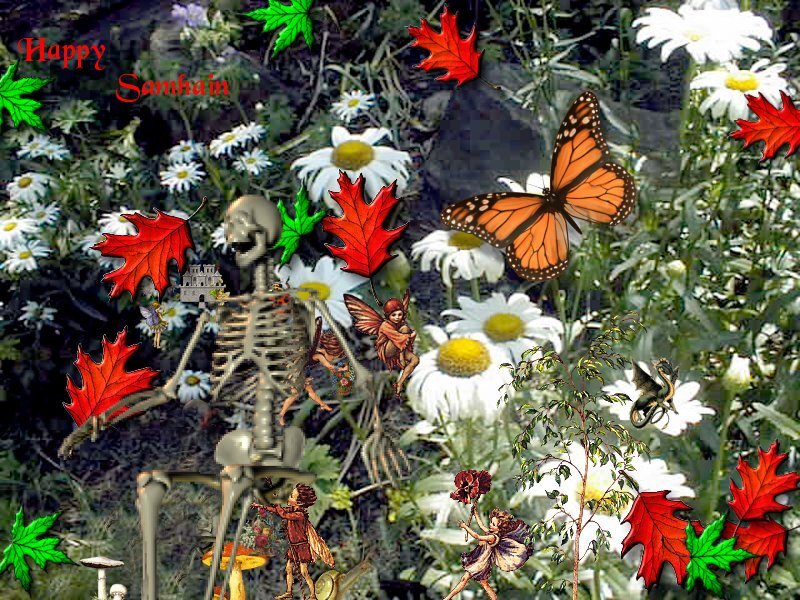 Skeleton in Garden