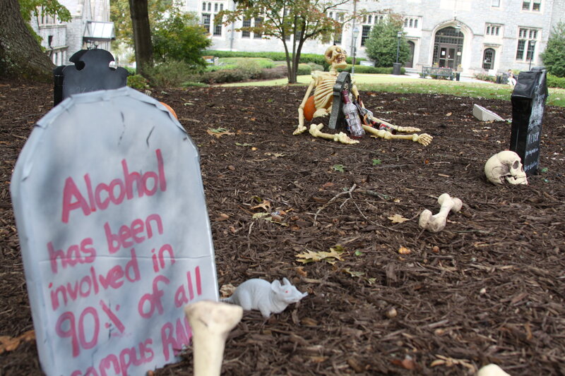 Skeleton in Graveyard