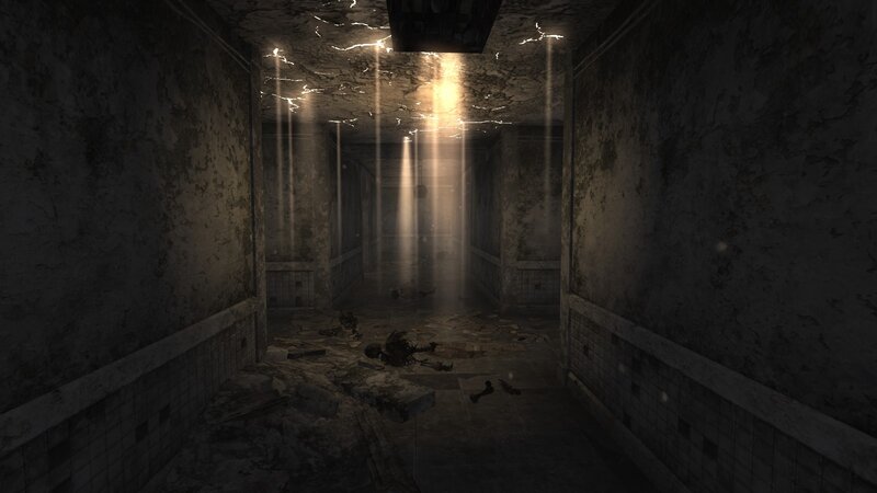 Skeleton in Hallway