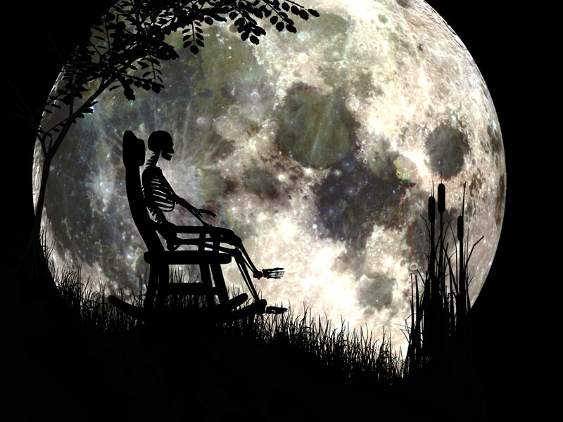 Skeleton in Rocking Chair