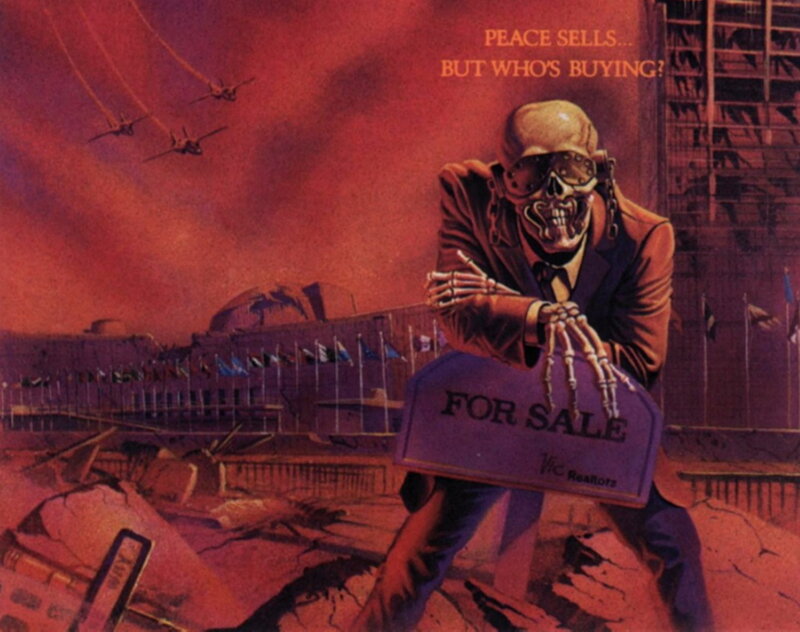 Skeleton in Suit — Red, Dramatic, Sunset