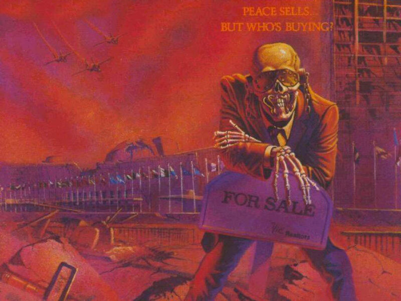 Skeleton in Suit — Red, Dramatic