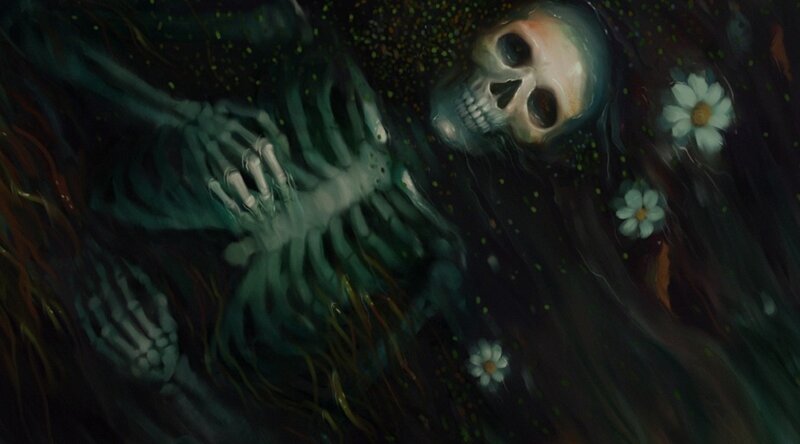 Skeleton in Water