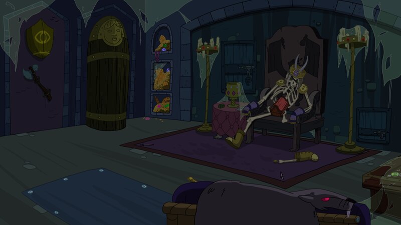 Skeleton King in Throne
