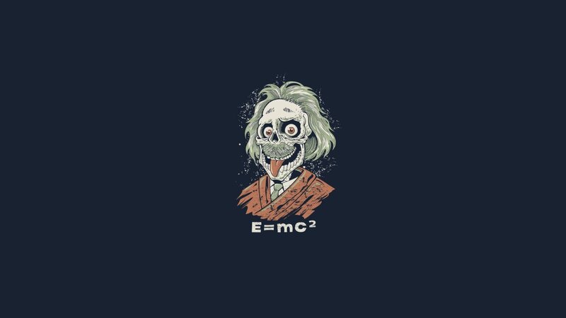 Skeleton of a Man — Dark Blue