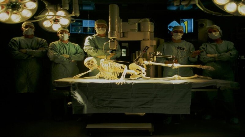 Skeleton on Operating Table