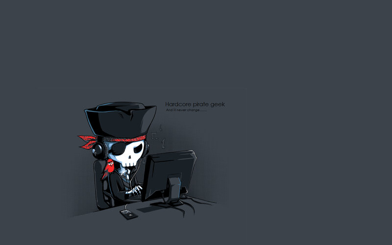 skeleton pirate geek