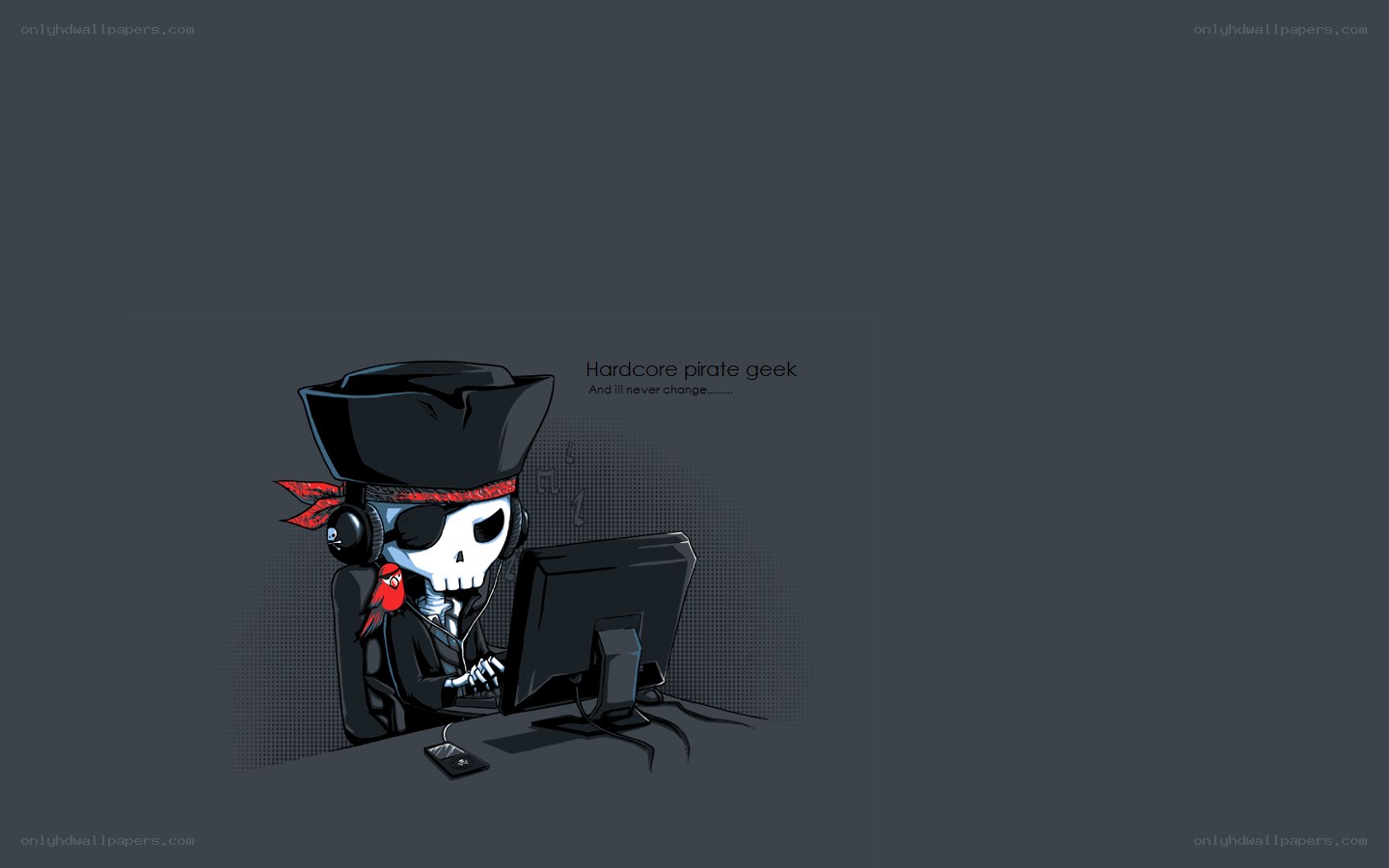 skeleton pirate geek