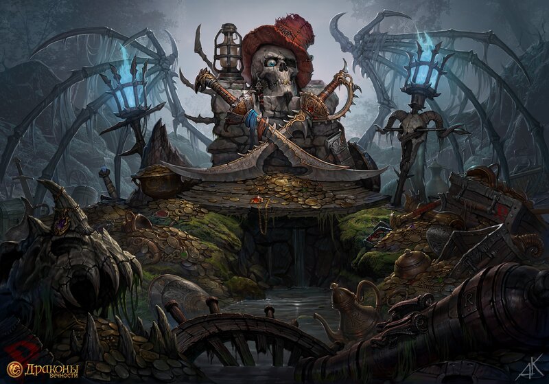 Skeleton Pirate Throne