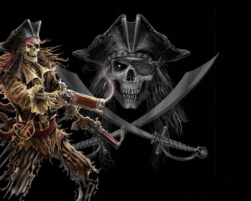 skeleton pirate warriors