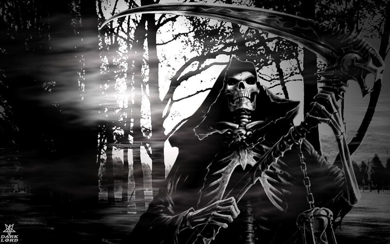 Skeleton Reaper with Scythe