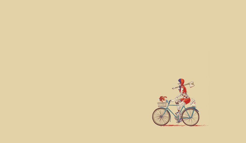 skeleton riding bicycle
