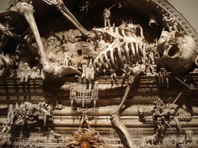 Skeleton Sculpture — Brown