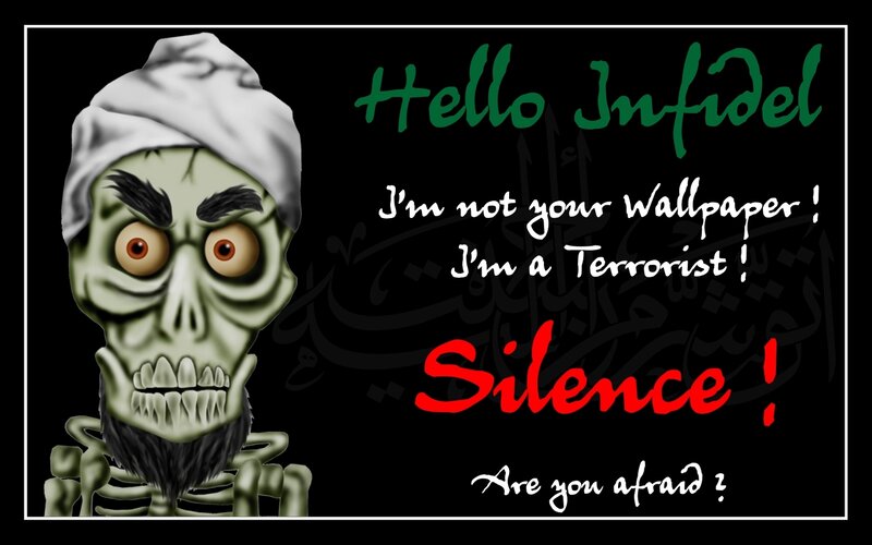skeleton terrorist cartoon
