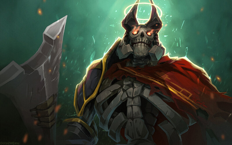 skeleton warrior with axe
