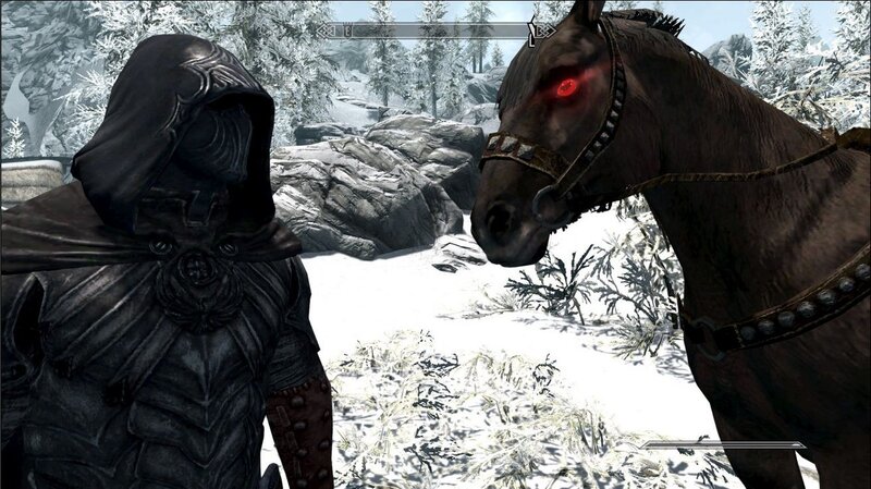 skeleton warrior with horse