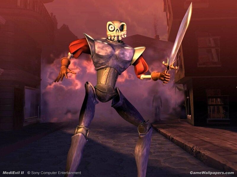 Skeleton Warrior with Sword — Purple