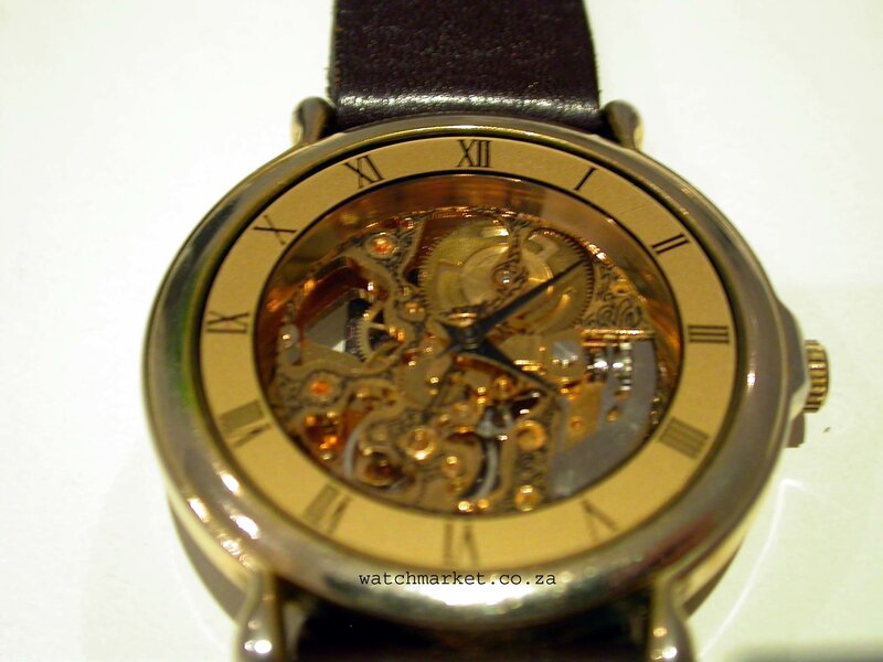 Skeleton Watch — Gold