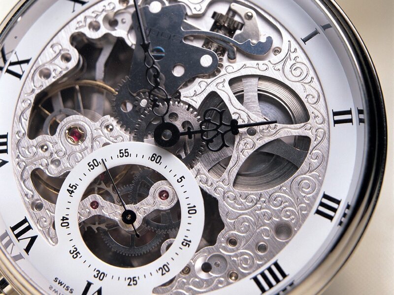 skeleton watch mechanism