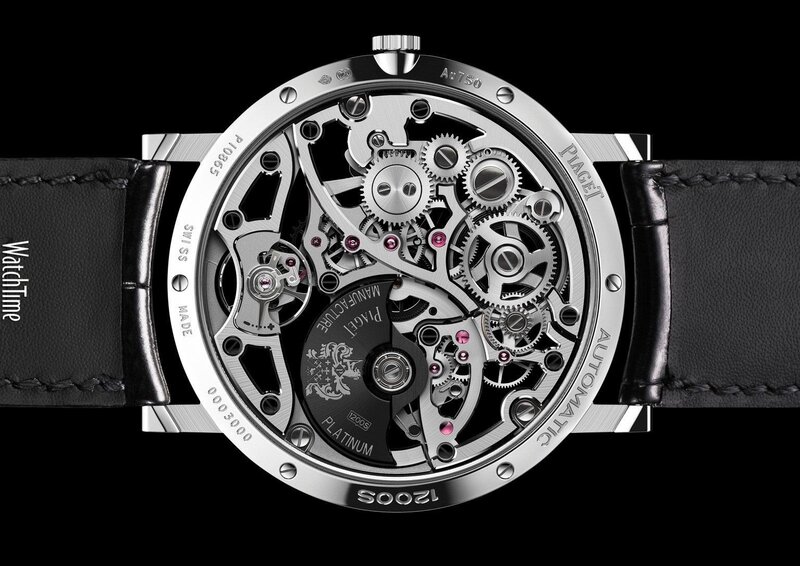 Skeleton Watch Movement — Black