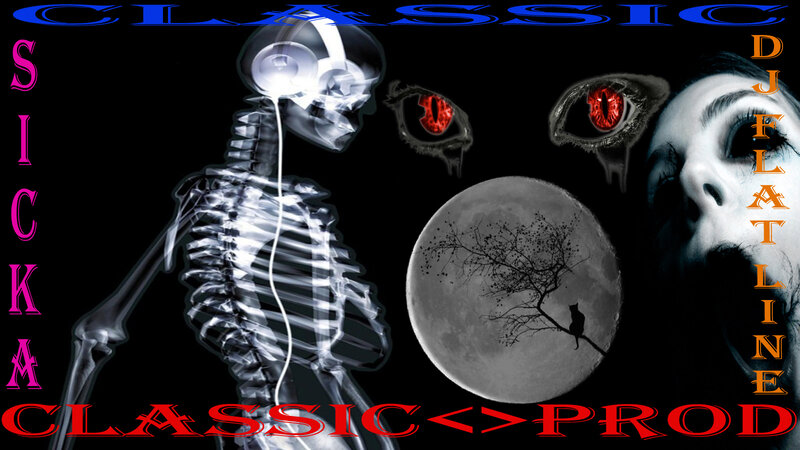 Skeleton Wearing Headphones — Black